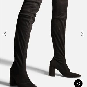 Arezzo - Preto Serenity Over the knee boots (made in Brazil)